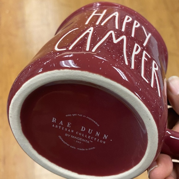 Rae Dunn “Happy Camper” thick rim soup or coffee mug - Picture 2 of 2